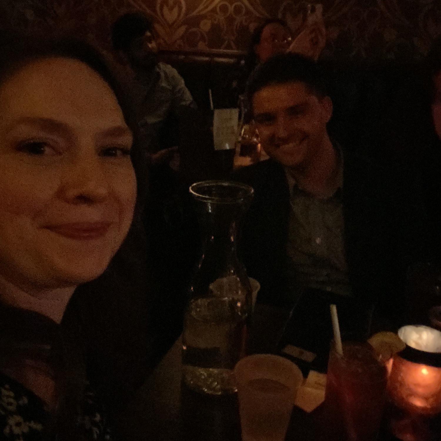 Gettin' fancy at the jazz club