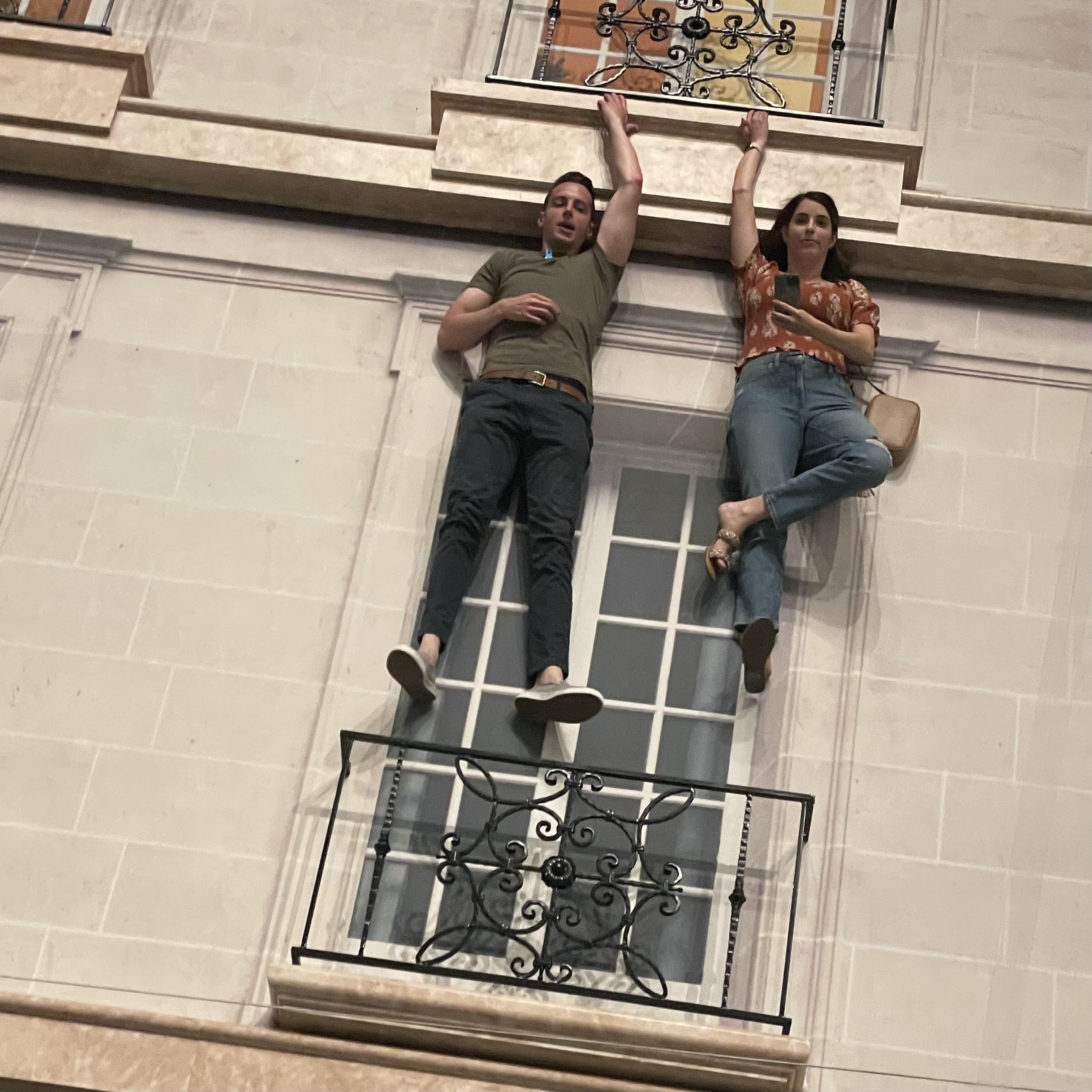 One of our first pictures together at the Museum of Fine Arts