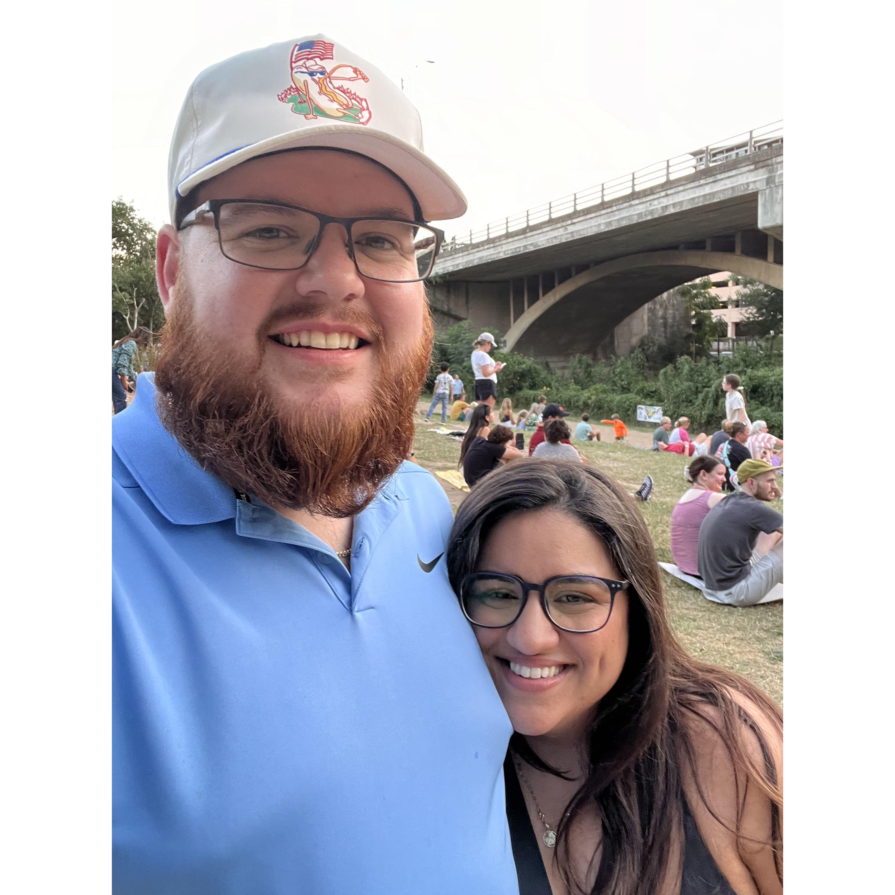 Austin Trip, waiting for bats( never saw them)