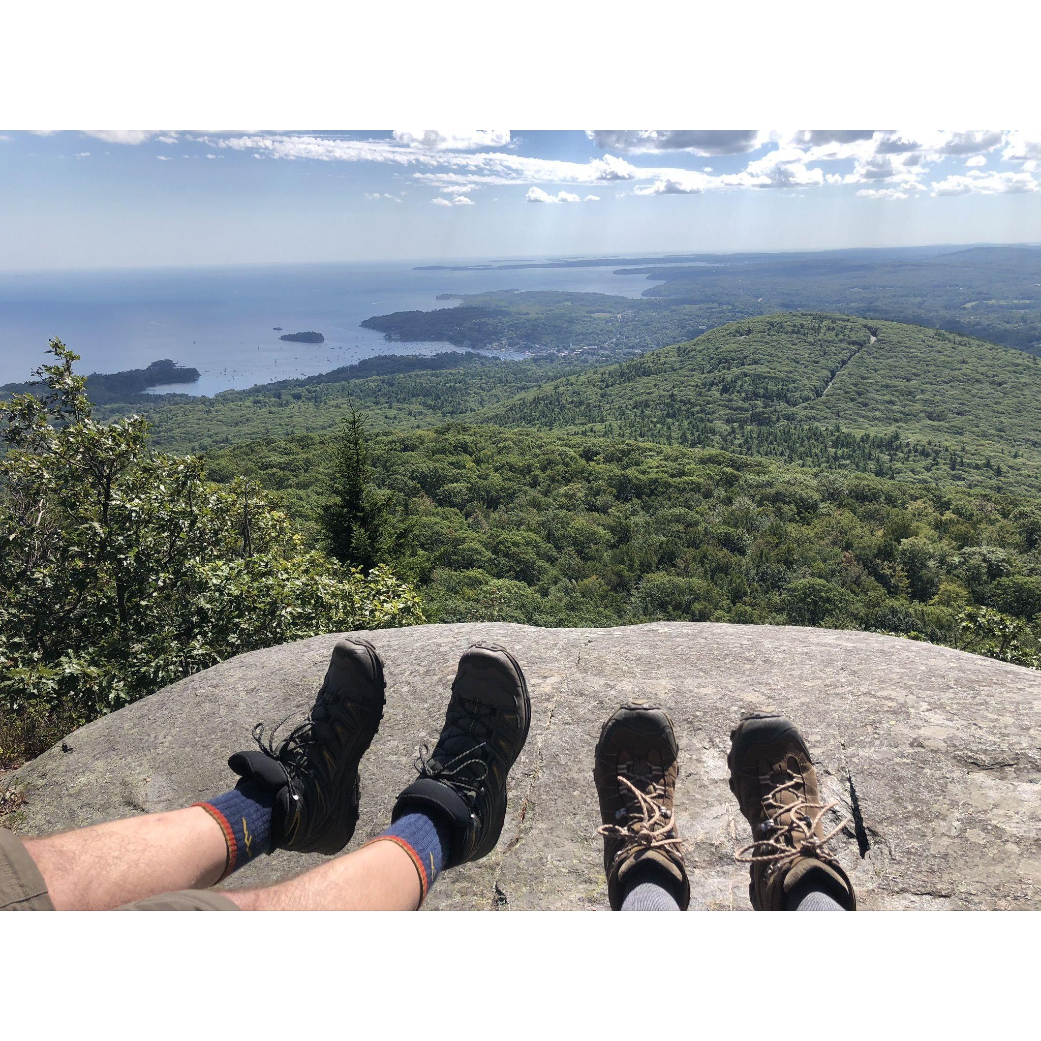 Hiking in Camden Sept. 2020