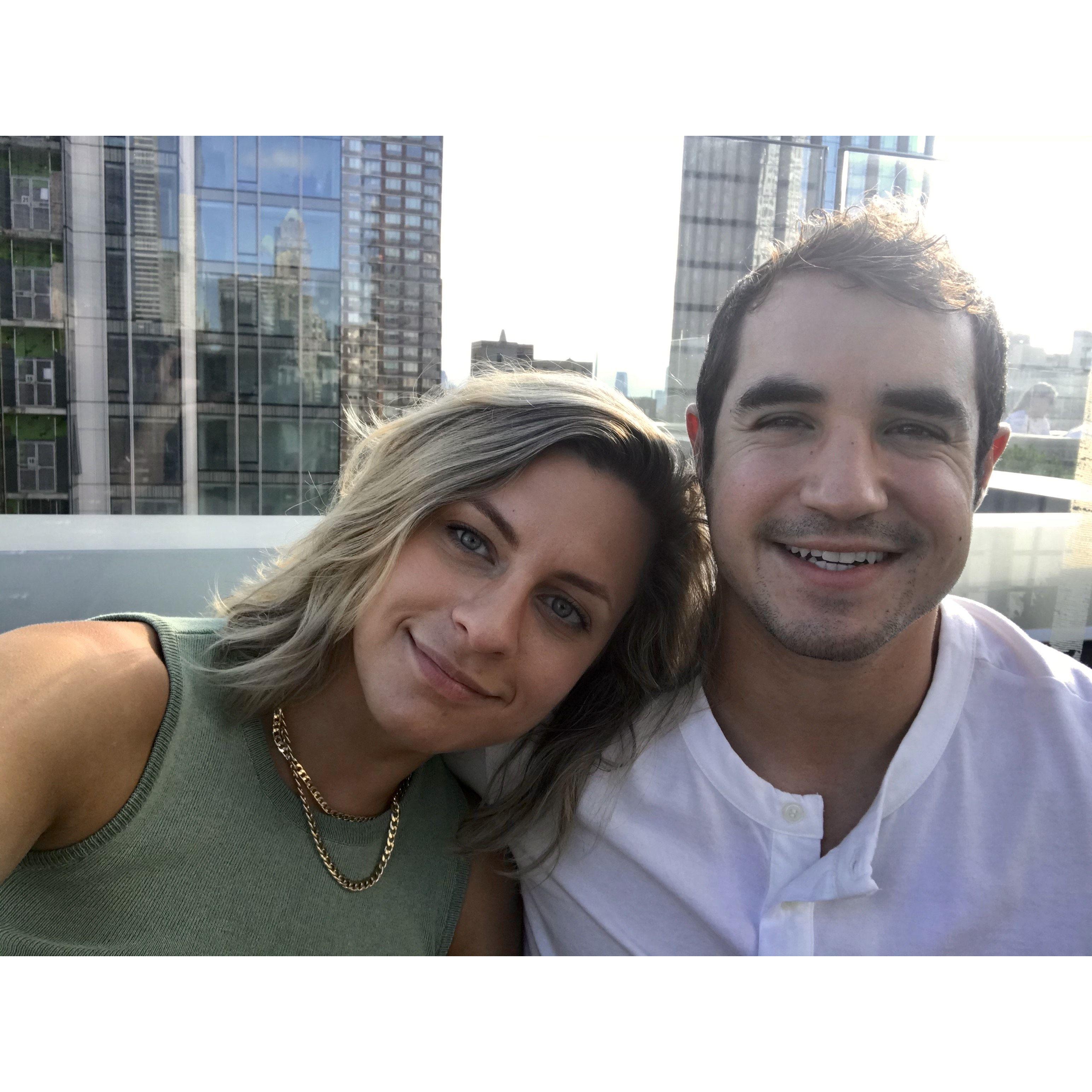 Derek and Catherine’s first trip as a couple to New York City. One of their favorite cities and favorite memories together.