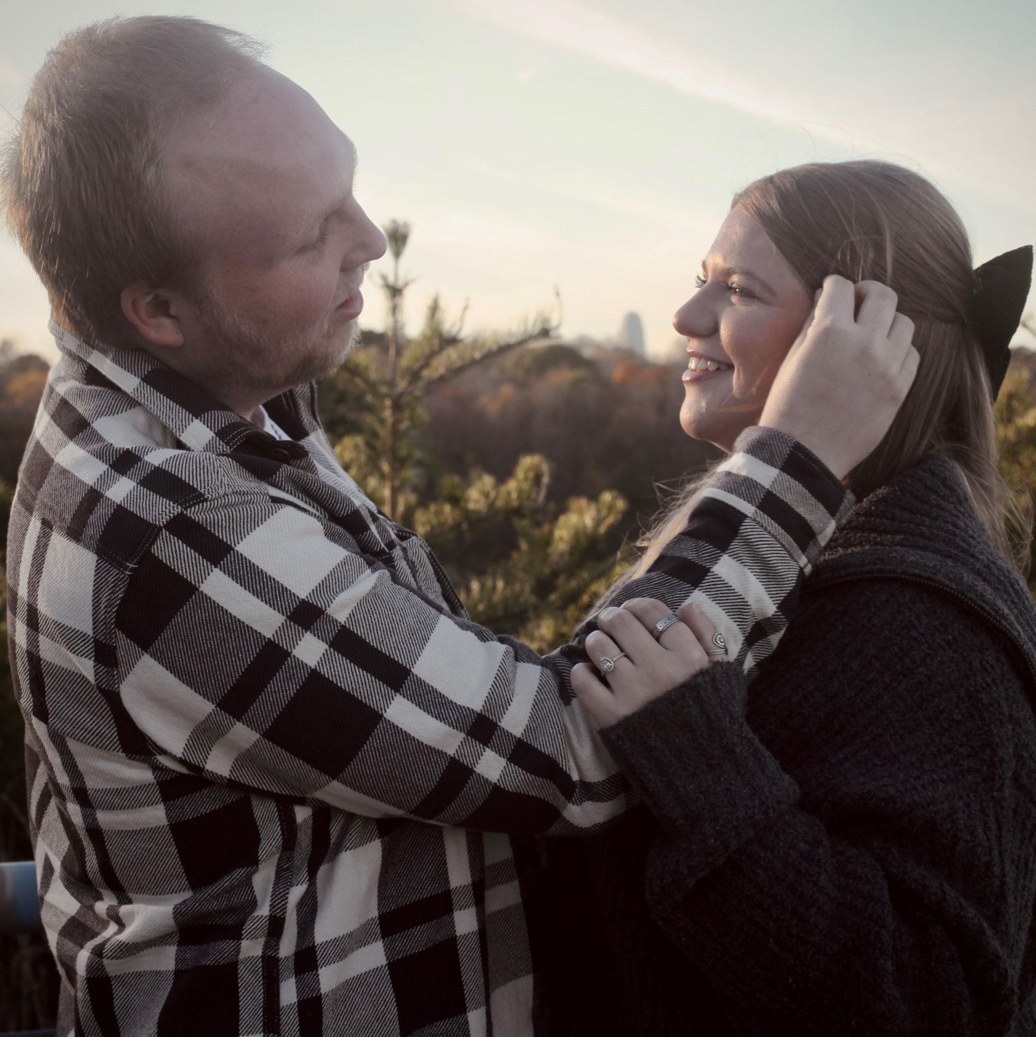 Our first photoshoot where our best friends got engaged right after this!