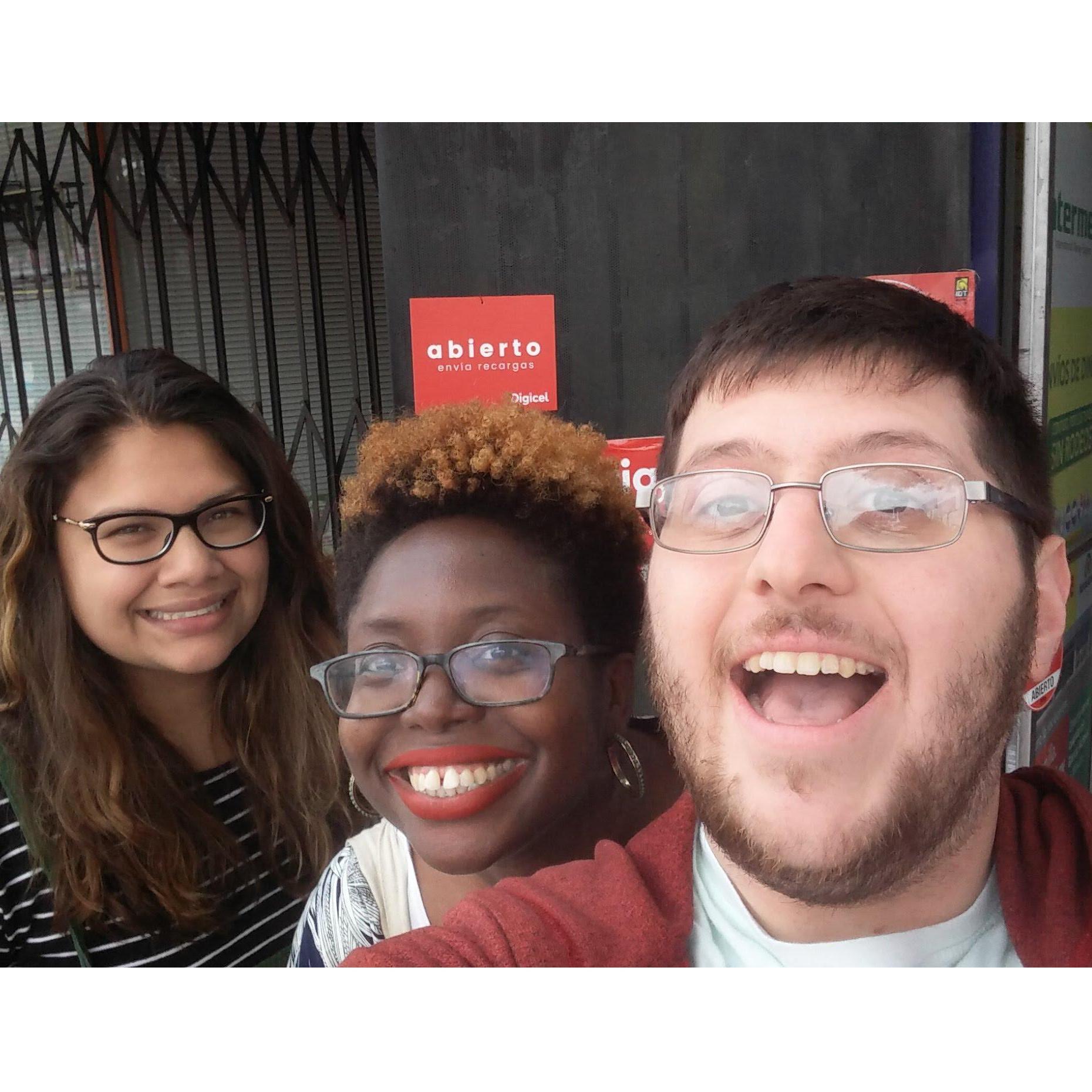 When Harri's friend from back home, Monique, was in LA visiting!