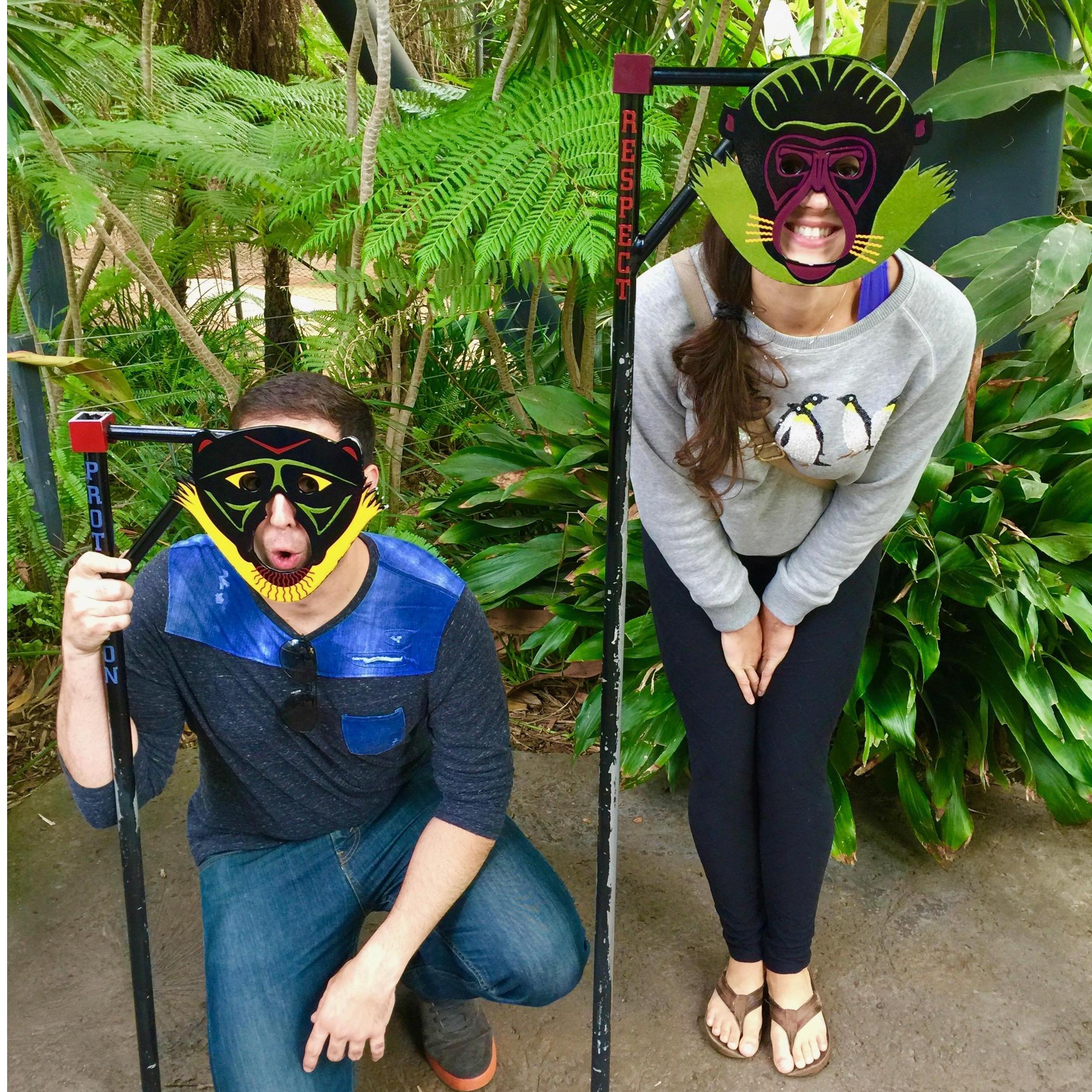 The first of many weekends spent down in San Diego! This was at the San Diego Zoo. Good thing we never quit monkey-ing around! May 2015