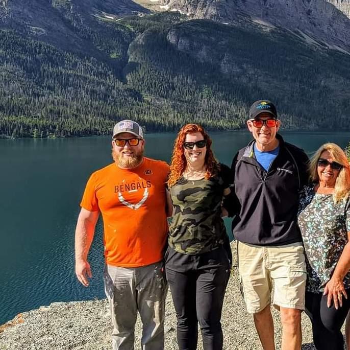 Only 5 months into dating Alex decided to join the 32+ hour car ride with Melissa and her parents to Glacier National Park