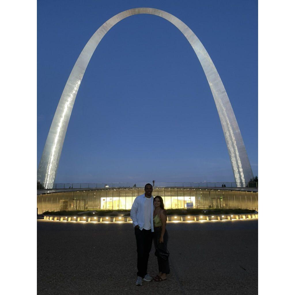 Our first trip to Saint Louis.
