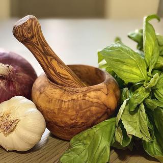 Round Mortar & Pestle