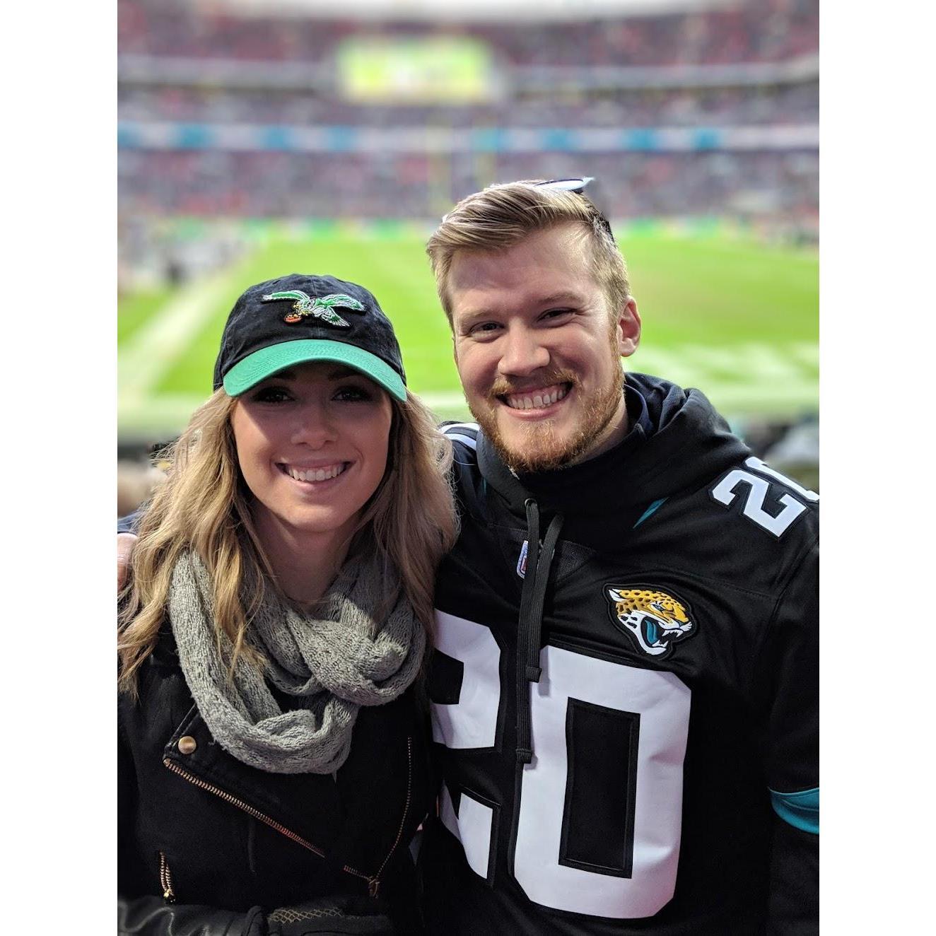 Eagles vs Jaguars across the pond in London