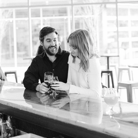 You know we had to take some engagement pictures at a brewery! Shout out to Over Yonder Brewing.