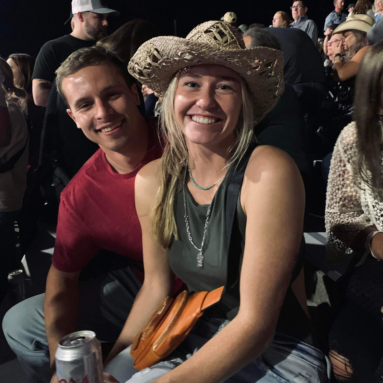Our first photo together- Chris Stapleton concert 2021