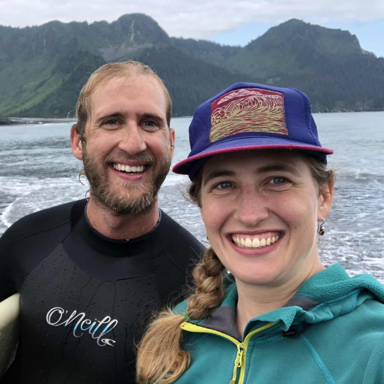 July 2019--Our first surfing trip! We bought a used board and paddled from Seward to the mouth of Bear Glacier. Few waves were harmed.