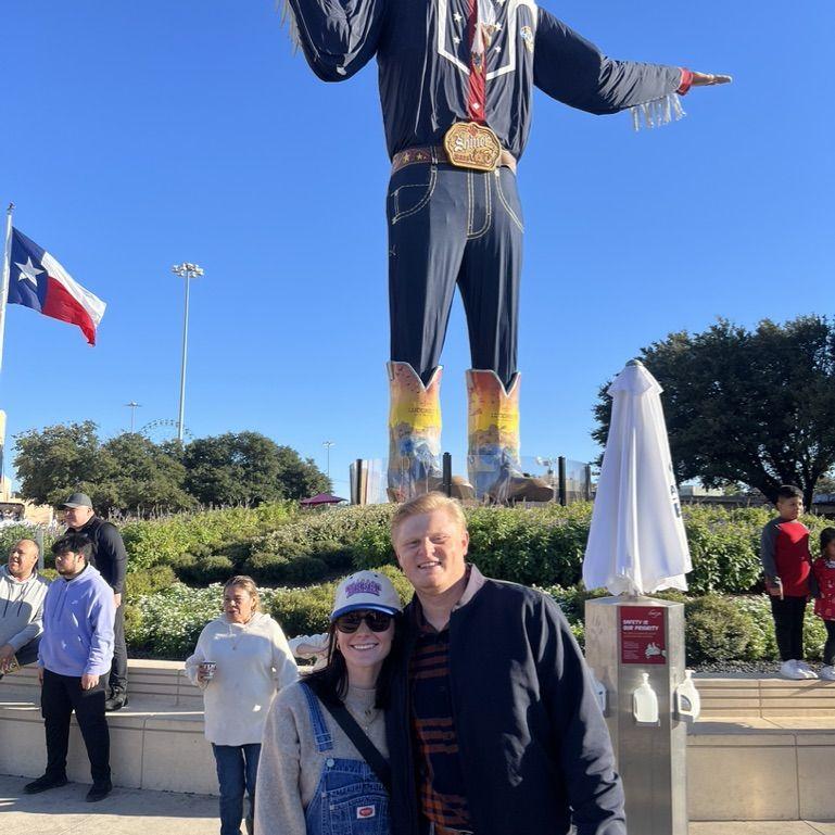 October 2024: Our first time to the Texas State Fair together!