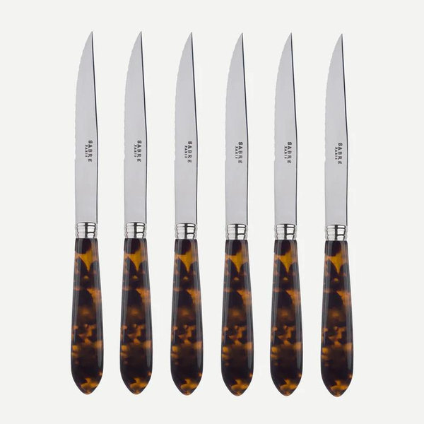 Sabre Steak Knives - Tortoise, Faux Tortoise