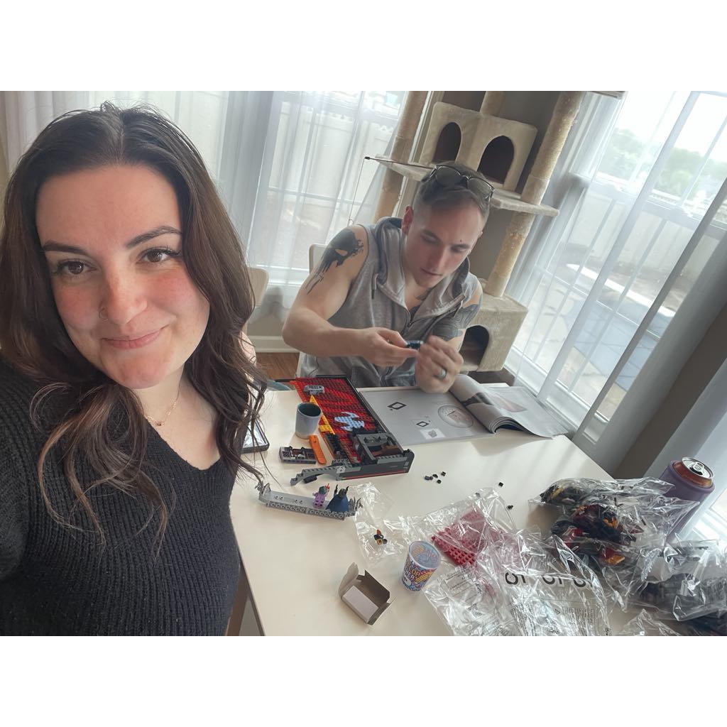 Building Lego with my family!