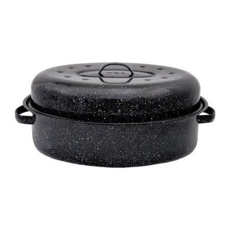 Columbian Home Products 18" Black Oval Roaster