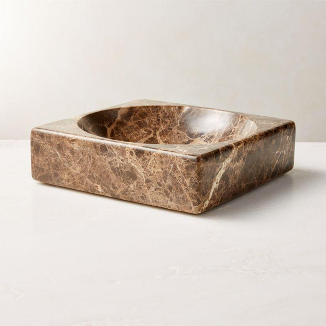 Royal Brown Marble Bowl
