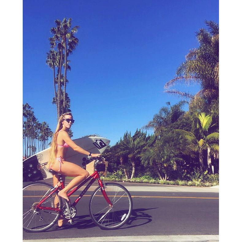and biked