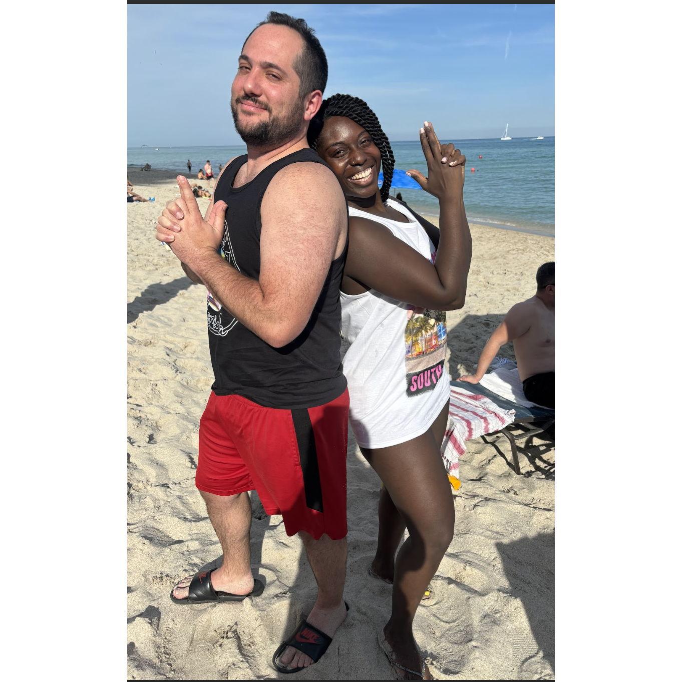 December 2023: Fun on the beach in Miami!