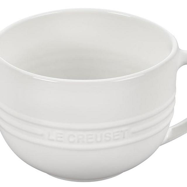 Le Creuset Stoneware Signature Batter Bowl, 3.25qt., White