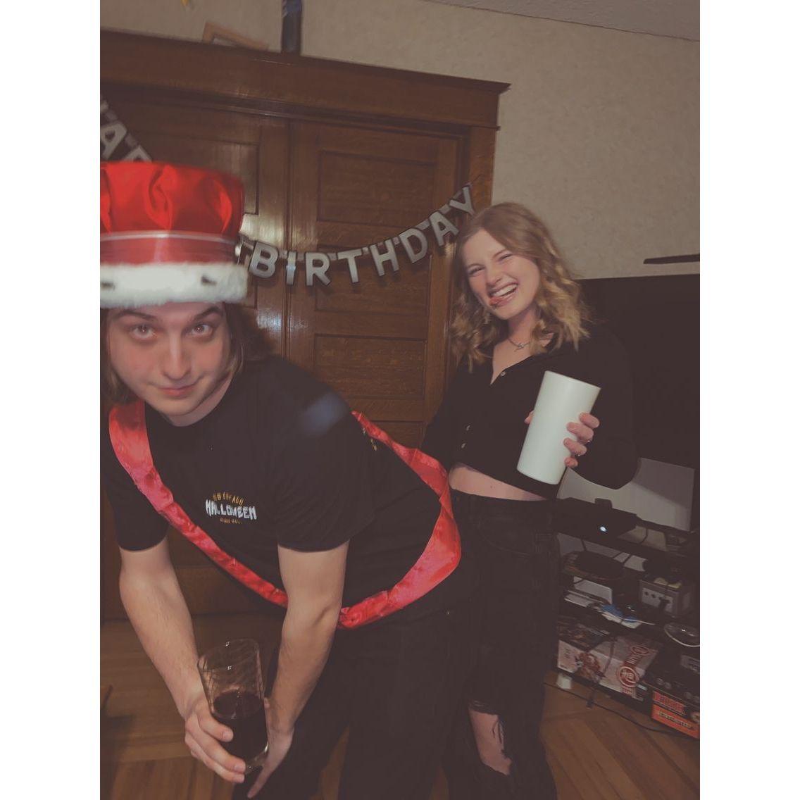 Tony's 20th Birthday, our first birthday celebrated together!