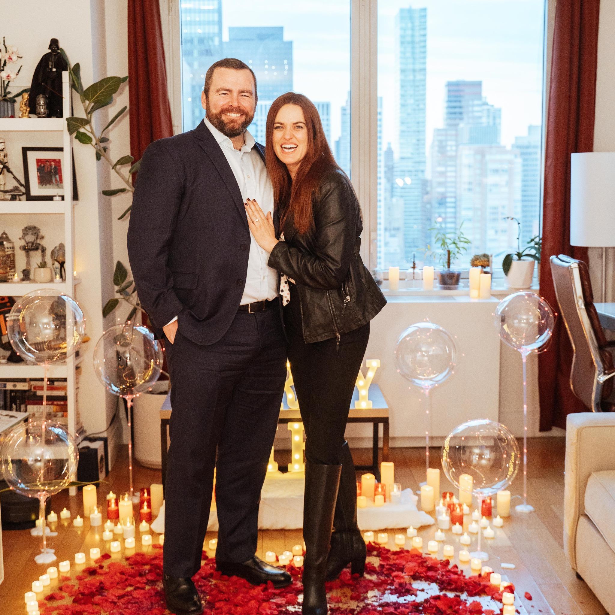 Right after Mia said "YES!"