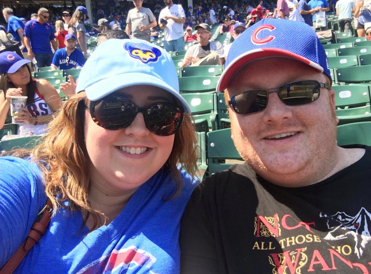 August 2017 Cubs game at Wrigley