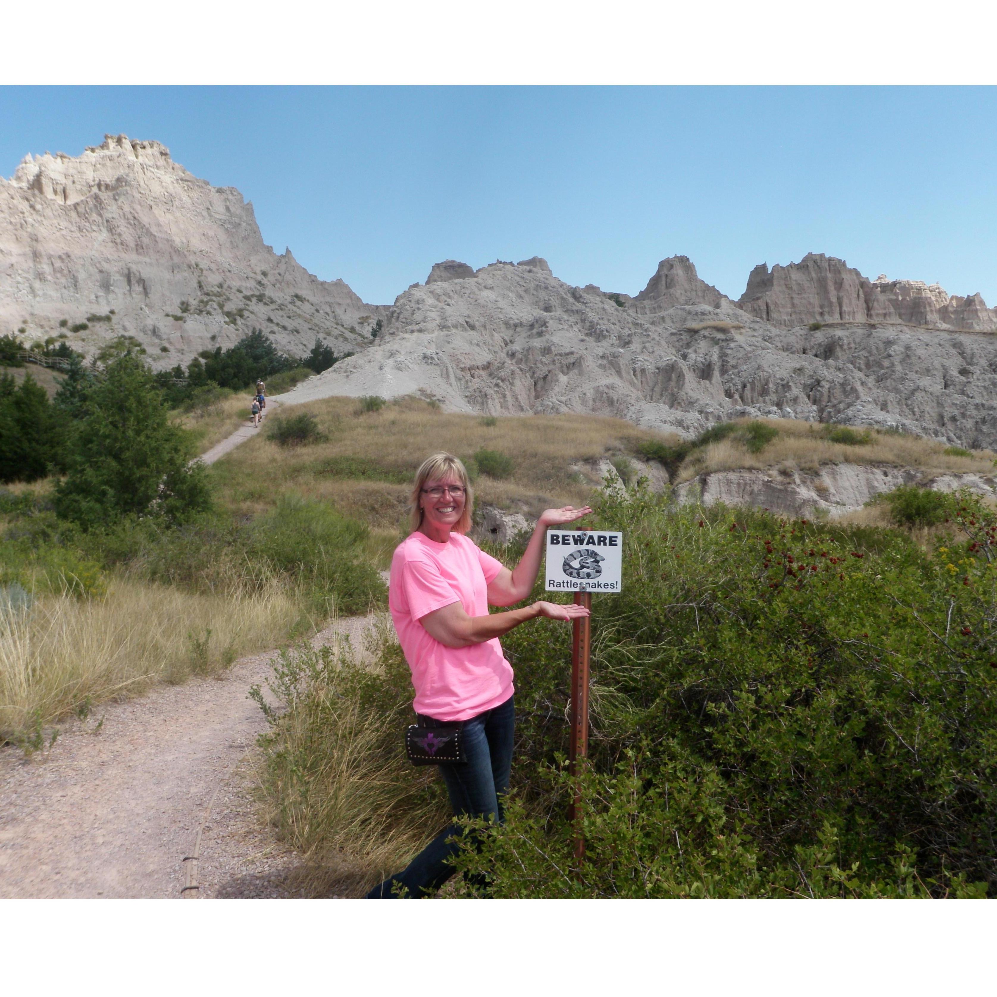 Stop at the Badlands on our way to Sturgis