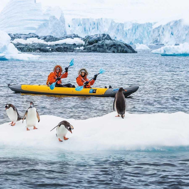 Kayaking in Antarctica
