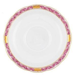 Herend Collections Chinese Bouquet Garland Raspberry Tea Saucer