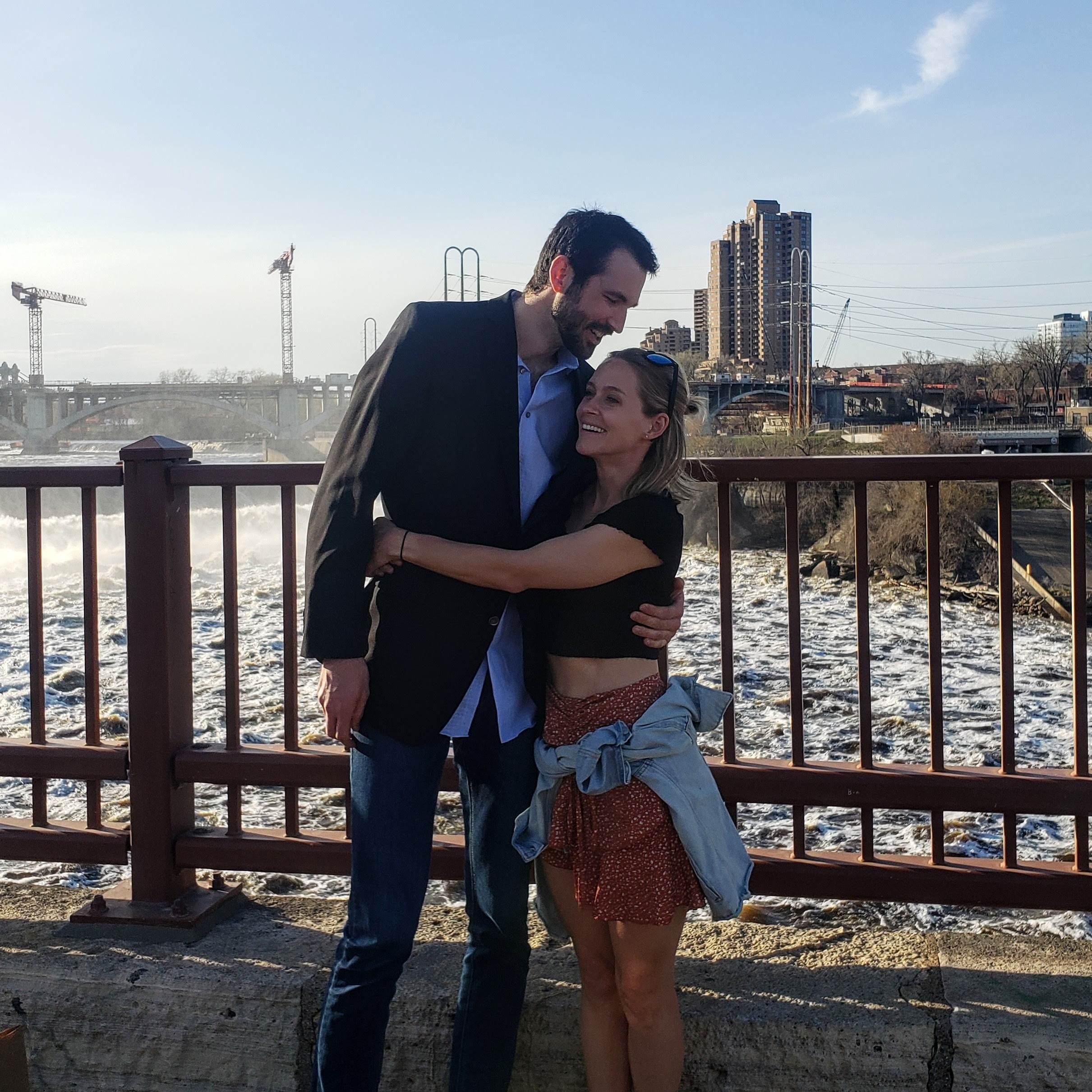 We got engaged! Minneapolis, MN May 2022