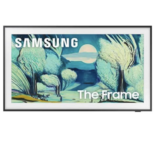 Samsung 55-Inch Class The Frame LS03F 4K QLED Smart TV (2025 Model) NQ4 AI Gen2 Processor, Art Mode 55" The Frame Customizable Bezel (2026 Model) VG-SCFH55BWBZA, Modern Brown