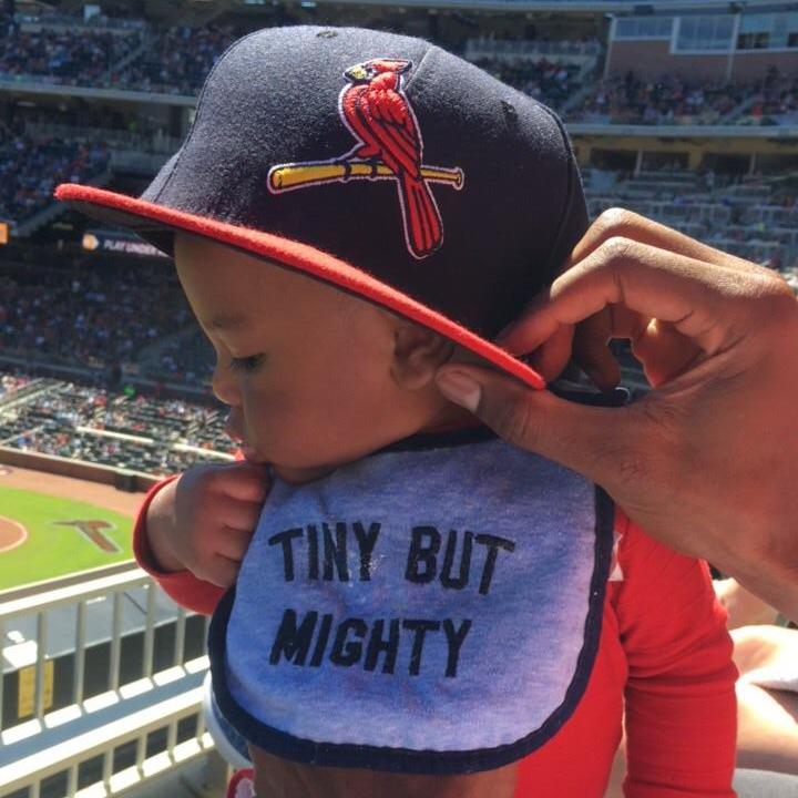 Preston's first Card's game.