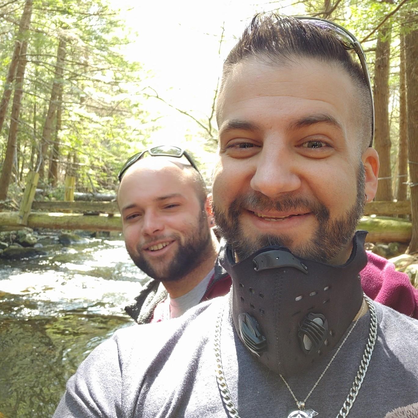 April 4, 2021 - We enjoyed the beauty of nature after going for a walk with Joe's mother Kathy around the Deerfield Fair parking areas.