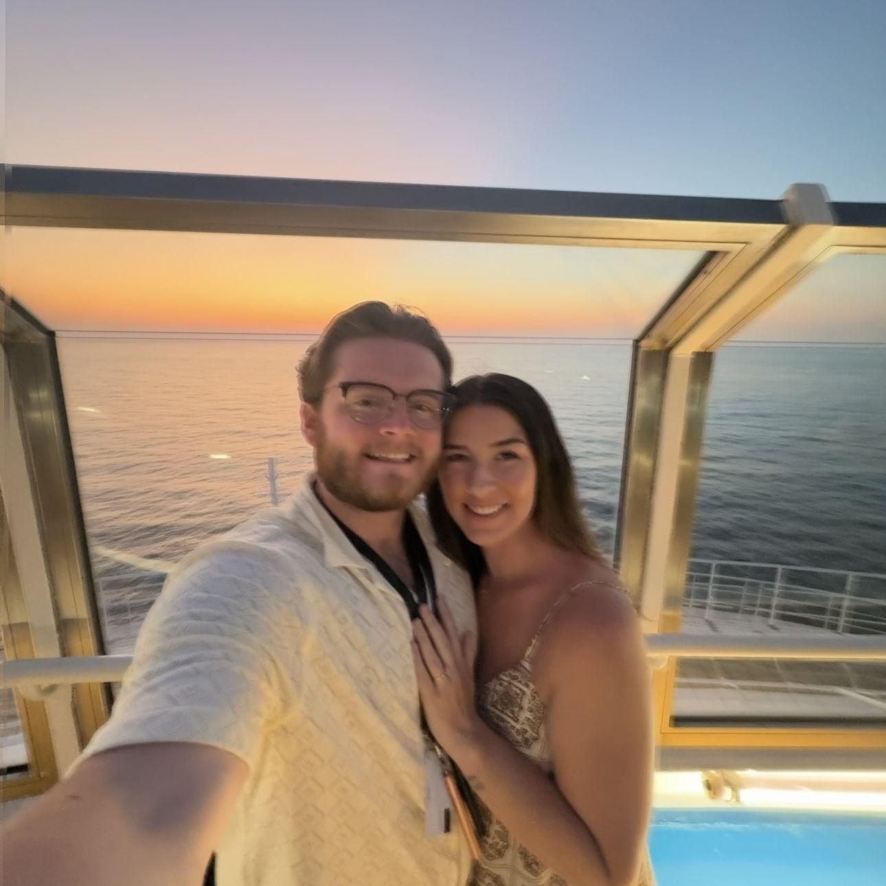 Zack's first time on a cruise!
