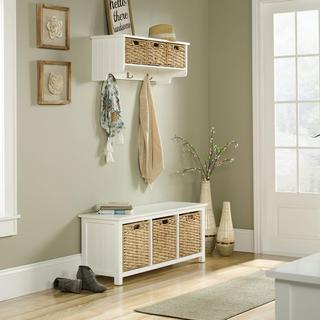 Cottage Road Bench With Baskets