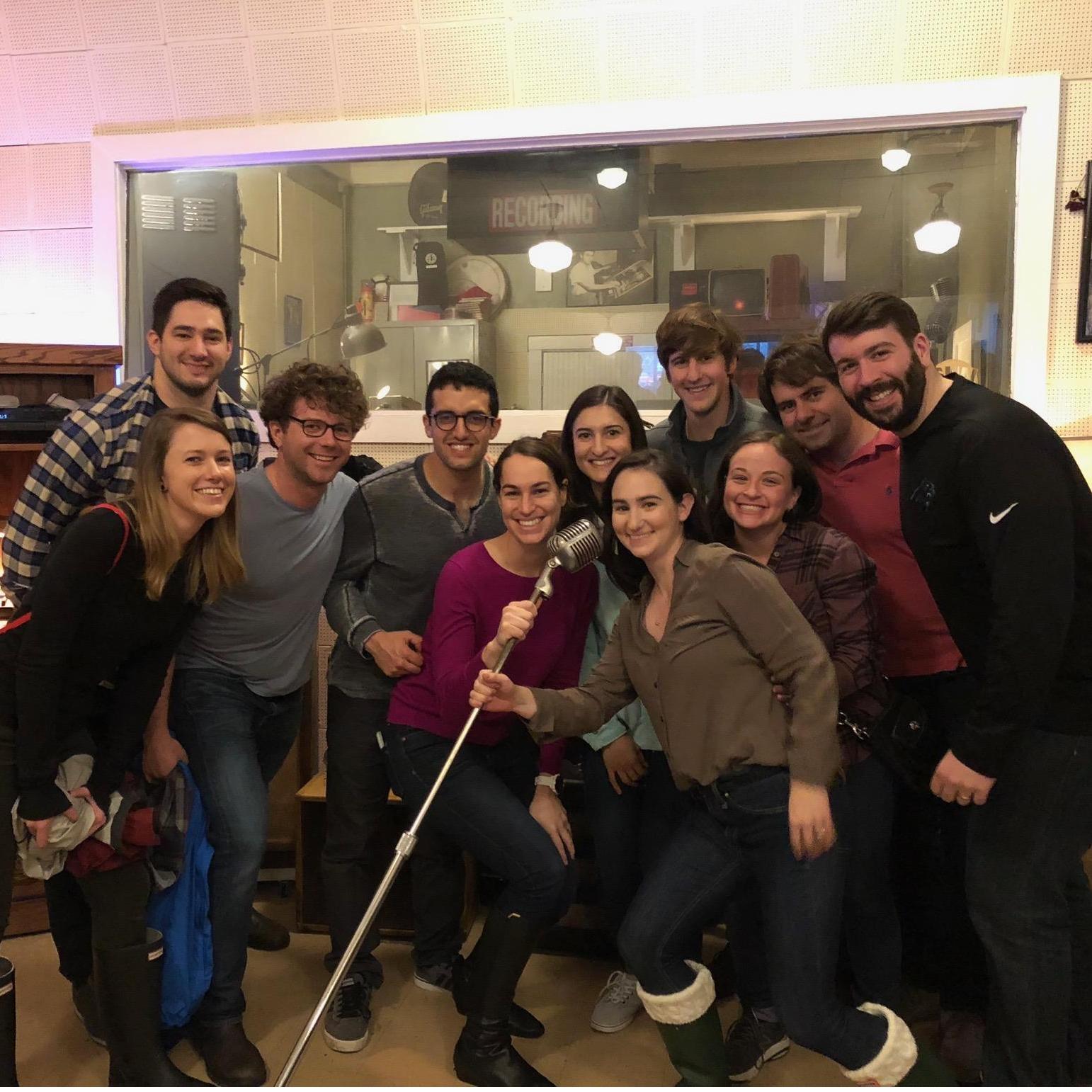 Patrick's first time meeting my college friends. Memphis, TN. January 2019.