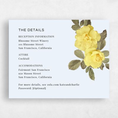 Lightest Sky, Yellow Wedding Enclosure - Woads