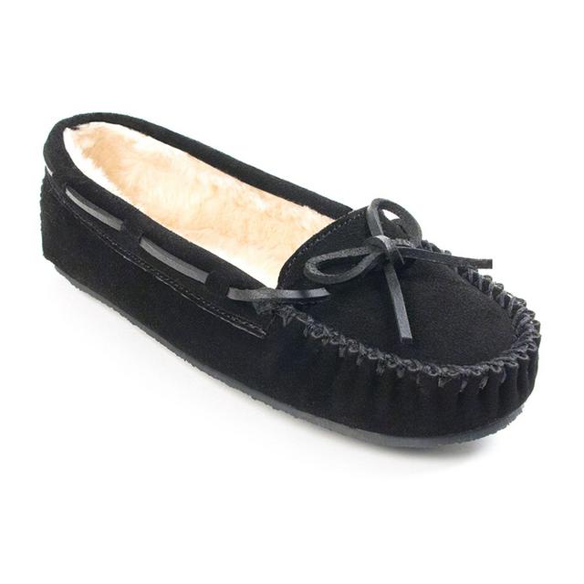 Minnetonka® Cally Size 10 Women's Slippers in Black
