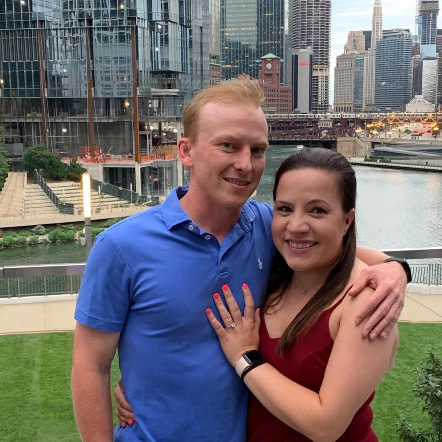 Matt proposed over our favorite dessert...banana gelato from Gibson's Italia