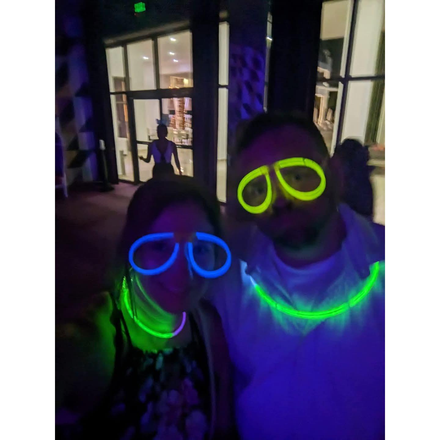 Dance party at the resort in Mexico.
