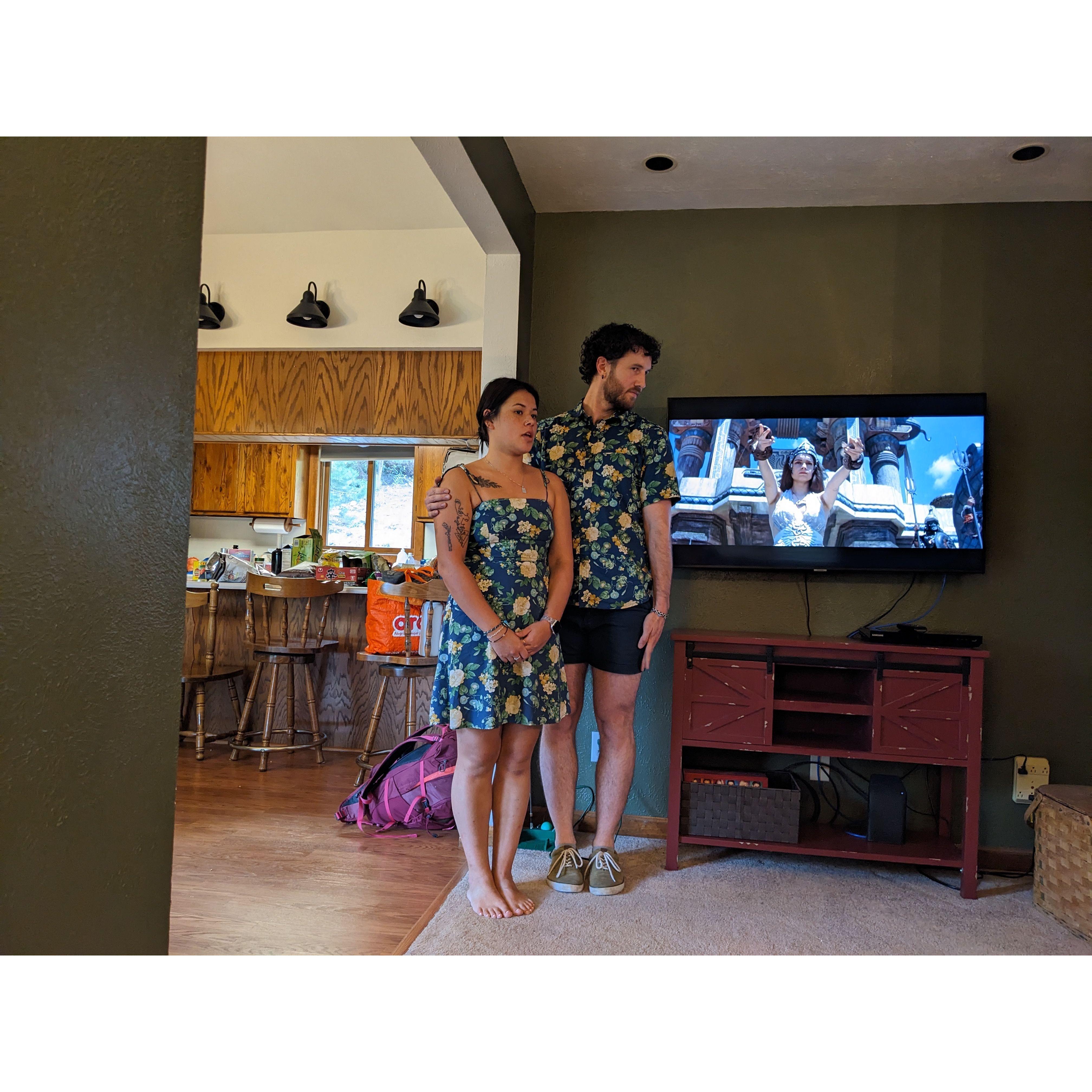 Denver for Zach's 30th - ft. matching outfits