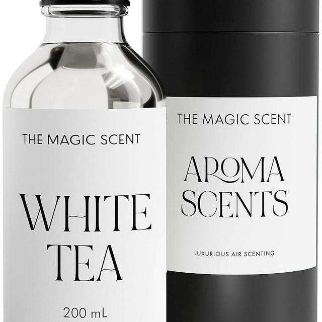 The Magic Scent "White Tea" Oils for Diffuser - HVAC, Cold-Air, & Ultrasonic Diffuser Oil - HVAC scents Inspired by The Tranquility of a Spa Resort - Essential Oils for Diffusers Aromatherapy (200 ml)