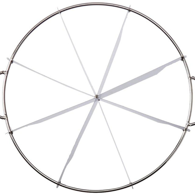 Winco 8-Cut Stainless Steel Pie Cutters Medium