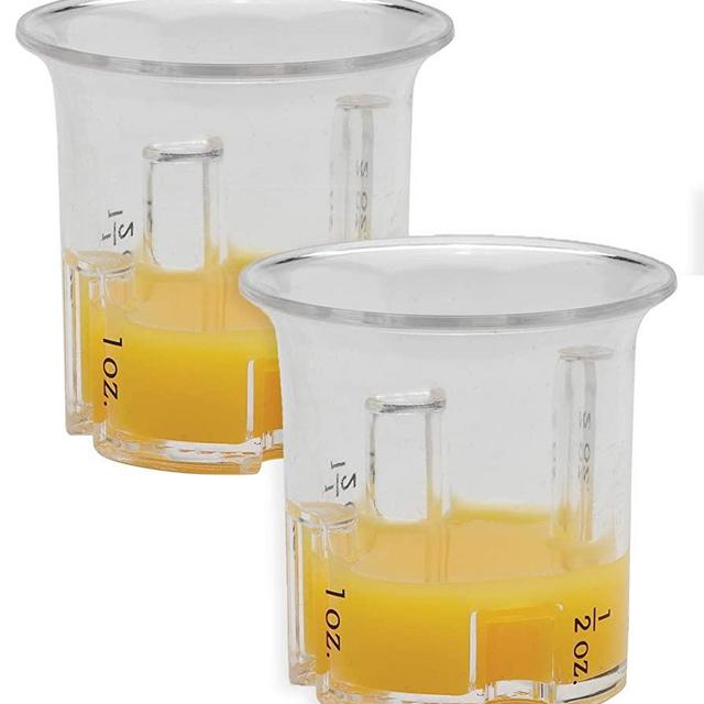 E-Z 4-Step Multi Measure Bar Cocktail Jigger, Set of 2