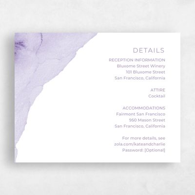 Lavender, Purple Wedding Enclosure - Waterfront