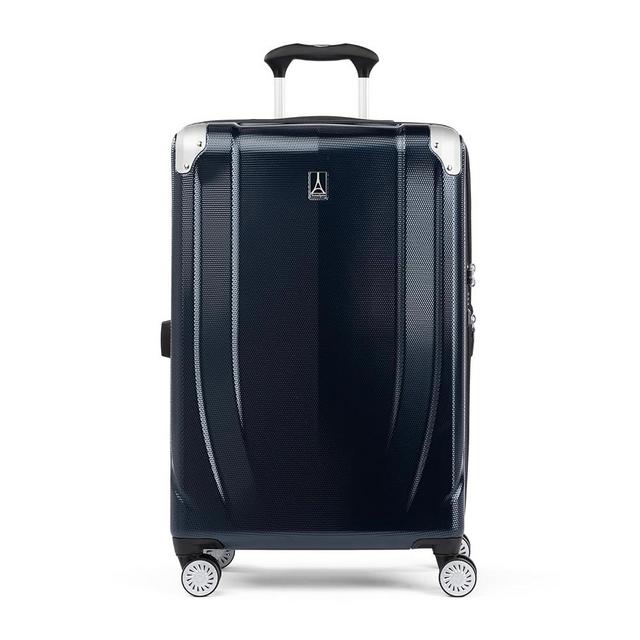 Travelpro Pathways 3 Hardside Expandable Luggage, 8 Spinner Wheels, Lightweight Hard Shell Suitcase, Checked Medium 25 Inch, Royal Blue