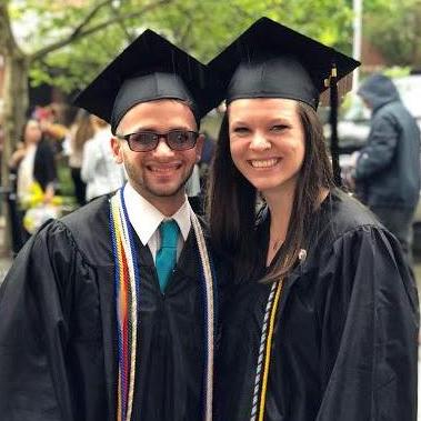 We made things official as a couple the same month that we graduated college