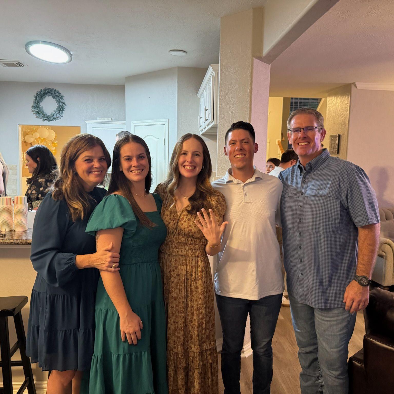 Avery's family at our engagement party!