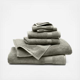 Plush 6-Piece Organic Bath Sheet Set