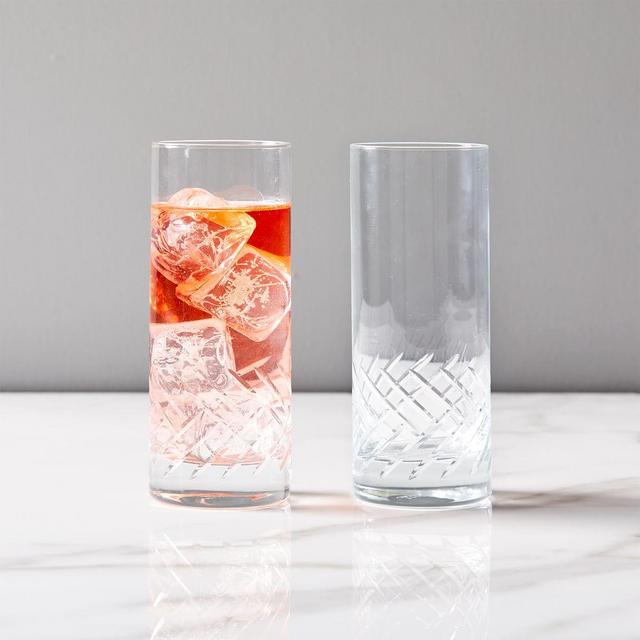 Fortessa Pure Glassware, Dancing Whisky Stemless, Set of 2